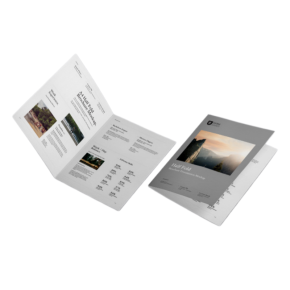 A4 Half Fold Business Brochures