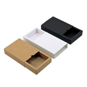 Blank Unprinted Small Gift Slide Paper Box