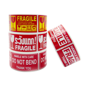 Roll Fragile Shipping Label Stickers