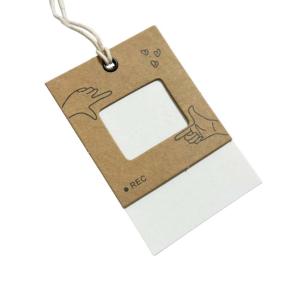Custom Window Kraft Tags with Grommet