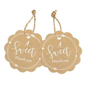 Custom Silk-screen Printed Kraft Tags