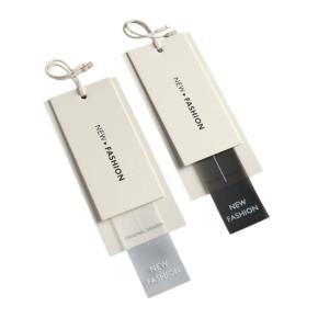 Custom Combo Hang Tags with Translucent PVC