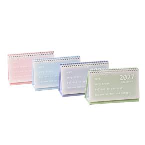 Custom Wire‑O Bound Desk Tent Calendar
