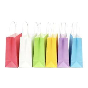 Custom Pastel Color Paper Bags