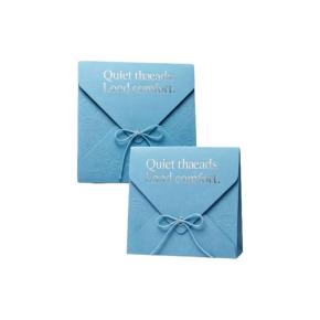 Custom Envelope-Style Gift Bags with Silver Foil