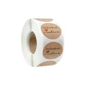 Custom Kraft Roll Labels