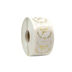 Custom Gold Foil Stamping Roll Labels