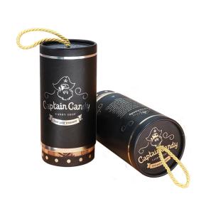 Custom Paper Tube with Rope Handle