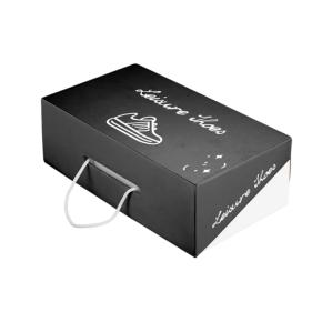 Custom Corrugated Shoe Box with Rope Handle