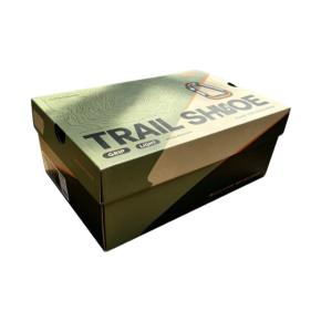 Custom Trail Shoe Two-Piece Corrugated Box 