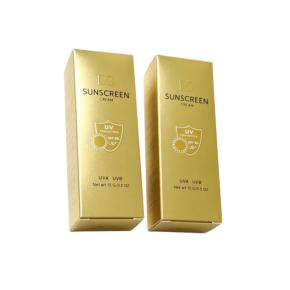 Custom Sunscreen Reverse Tuck End Box