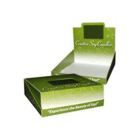 Custom Candle Packaging Display Box with Window 
