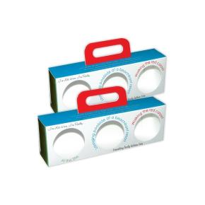 Custom Skincare Jar Packaging Carry Handle Box