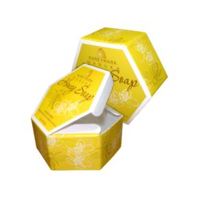 Custom Honey Soap Packaging Hexagon Box 