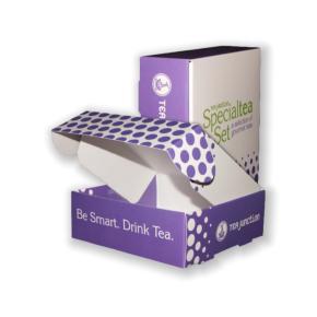Custom Tea Gift Packaging Roll-End Tuck Box
