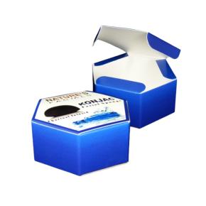 Custom Spa Sponge Packaging Hexagon Box