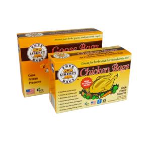 Custom Food Storage Bag Straight Tuck End Box 