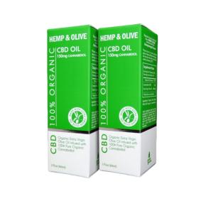Custom CBD Oil Packaging Straight Tuck End Box