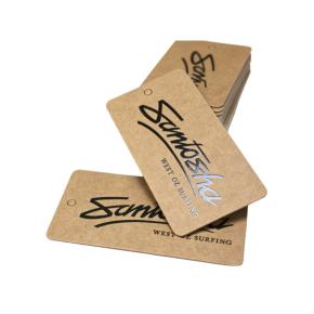 Custom Kraft Hang Tags with Spot UV 